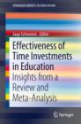 Image for Effectiveness of Time Investments in Education: Insights from a review and meta-analysis
