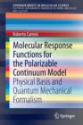 Image for Molecular Response Functions for the Polarizable Continuum Model