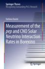 Image for Measurement of the pep and CNO solar neutrino interaction rates in Borexino