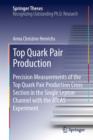 Image for Top Quark Pair Production: Precision Measurements of the Top Quark Pair Production Cross Section in the Single Lepton Channel with the ATLAS Experiment