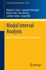 Image for Modal Interval Analysis
