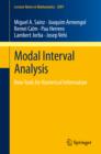Image for Modal Interval Analysis: New Tools for Numerical Information
