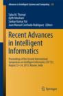 Image for Recent Advances in Intelligent Informatics: Proceedings of the Second International Symposium on Intelligent Informatics (ISI&#39;13), August 23-24 2013, Mysore, India