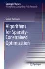Image for Algorithms for Sparsity-Constrained Optimization