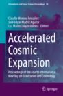 Image for Accelerated cosmic expansion: proceedings of the Fourth International Meeting on Gravitation and Cosmology
