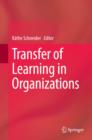 Image for Transfer of learning in organizations