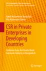 Image for CSR in private enterprises in developing countries: evidences from the ready-made garments industry in Bangladesh