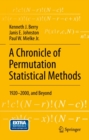Image for Chronicle of Permutation Statistical Methods: 1920-2000, and Beyond