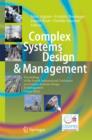Image for Complex Systems Design &amp; Management: Proceedings of the Fourth International Conference on Complex Systems Design &amp; Management CSD&amp;M 2013