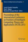 Image for Proceedings of the International Conference on Frontiers of Intelligent Computing: Theory and Applications (FICTA) 2013 : 247