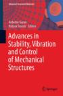 Image for Advances in Stability, Vibration and Control of Mechanical Structures
