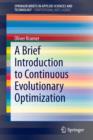 Image for A Brief Introduction to Continuous Evolutionary Optimization