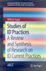 Image for Studies of ID Practices: A Review and Synthesis of Research on ID Current Practices : 2