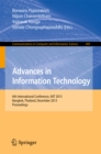 Image for Advances in Information Technology: 6th International Conference, IAIT 2013, Bangkok, Thailand, December 12-13, 2013. Proceedings