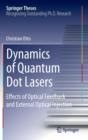Image for Dynamics of Quantum Dot Lasers