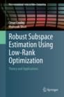 Image for Robust subspace estimation using low-rank optimization: theory and applications : 12