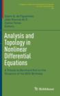 Image for Analysis and Topology in Nonlinear Differential Equations