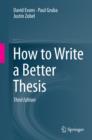 Image for How to write a better thesis.