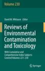 Image for Reviews of environmental contamination and toxicologyVolume 230