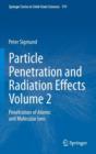 Image for Particle penetration and radiation effectsVolume 2,: Penetration of atomic and molecular ions
