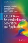 Image for ICREGA&#39;14 - renewable energy  : generation and application