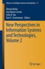 Image for New perspectives in information systems and technologiesVolume II
