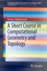 Image for A Short Course in Computational Geometry and Topology