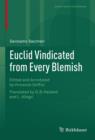 Image for Euclid Vindicated from Every Blemish: Edited and Annotated by Vincenzo De Risi. Translated by G.B. Halsted and L. Allegri : 1