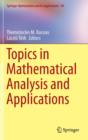 Image for Topics in mathematical analysis and applications