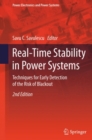 Image for Real-Time Stability in Power Systems: Techniques for Early Detection of the Risk of Blackout