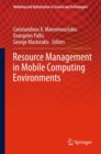 Image for Resource Management in Mobile Computing Environments