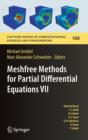 Image for Meshfree Methods for Partial Differential Equations VII