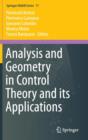 Image for Analysis and Geometry in Control Theory and its Applications