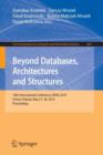 Image for Beyond Databases, Architectures, and Structures
