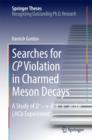 Image for Searches for CP Violation in Charmed Meson Decays: A Study of D+ K - K+ at the LHCb Experiment