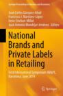 Image for National Brands and Private Labels in Retailing : First International Symposium NB&amp;PL, Barcelona, June 2014