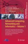 Image for Advanced Computing, Networking and Informatics- Volume 1