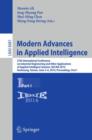 Image for Modern Advances in Applied Intelligence