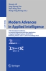 Image for Modern Advances in Applied Intelligence: 27th International Conference on Industrial Engineering and Other Applications of Applied Intelligent Systems, IEA/AIE 2014, Kaohsiung, Taiwan, June 3-6, 2014, Proceedings, Part II : 8482