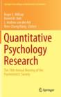 Image for Quantitative psychology research  : the 78th annual meeting of the Psychometric Society