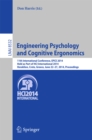 Image for Engineering Psychology and Cognitive Ergonomics: 11th International Conference, EPCE 2014, Held as Part of HCI International 2014, Heraklion, Crete, Greece, June 22-27, 2014, Proceedings