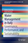 Image for Water Management in Italy: Governance, Performance, and Sustainability