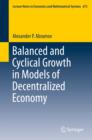 Image for Balanced and Cyclical Growth in Models of Decentralized Economy