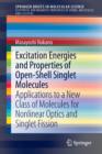Image for Excitation Energies and Properties of Open-Shell Singlet Molecules