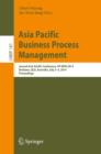 Image for Asia Pacific Business Process Management: Second Asia Pacific Conference, AP-BPM 2014, Brisbane, QLD, Australia, July 3-4, 2014, Proceedings : 181
