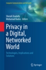 Image for Privacy in a digital, networked world: technologies, implications and solutions