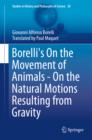Image for Borelli&#39;s On the movement of animals - on the natural motions resulting from gravity