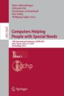 Image for Computers Helping People with Special Needs : 14th International Conference, ICCHP 2014, Paris, France, July 9-11, 2014, Proceedings, Part I