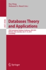 Image for Databases Theory and Applications: 25th Australasian Database Conference, ADC 2014, Brisbane, QLD, Australia, July 14-16, 2014. Proceedings