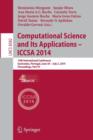 Image for Computational Science and Its Applications - ICCSA 2014 : 14th International Conference, Guimaraes, Portugal, June 30 - July 3, 204, Proceedings, Part IV